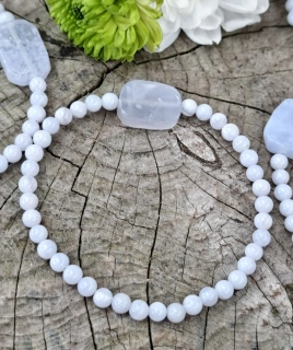 Chalcedon náramek