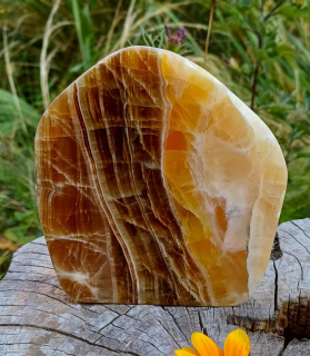 Aragonit leštěný řez 680g