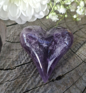 Ametyst srdíčko